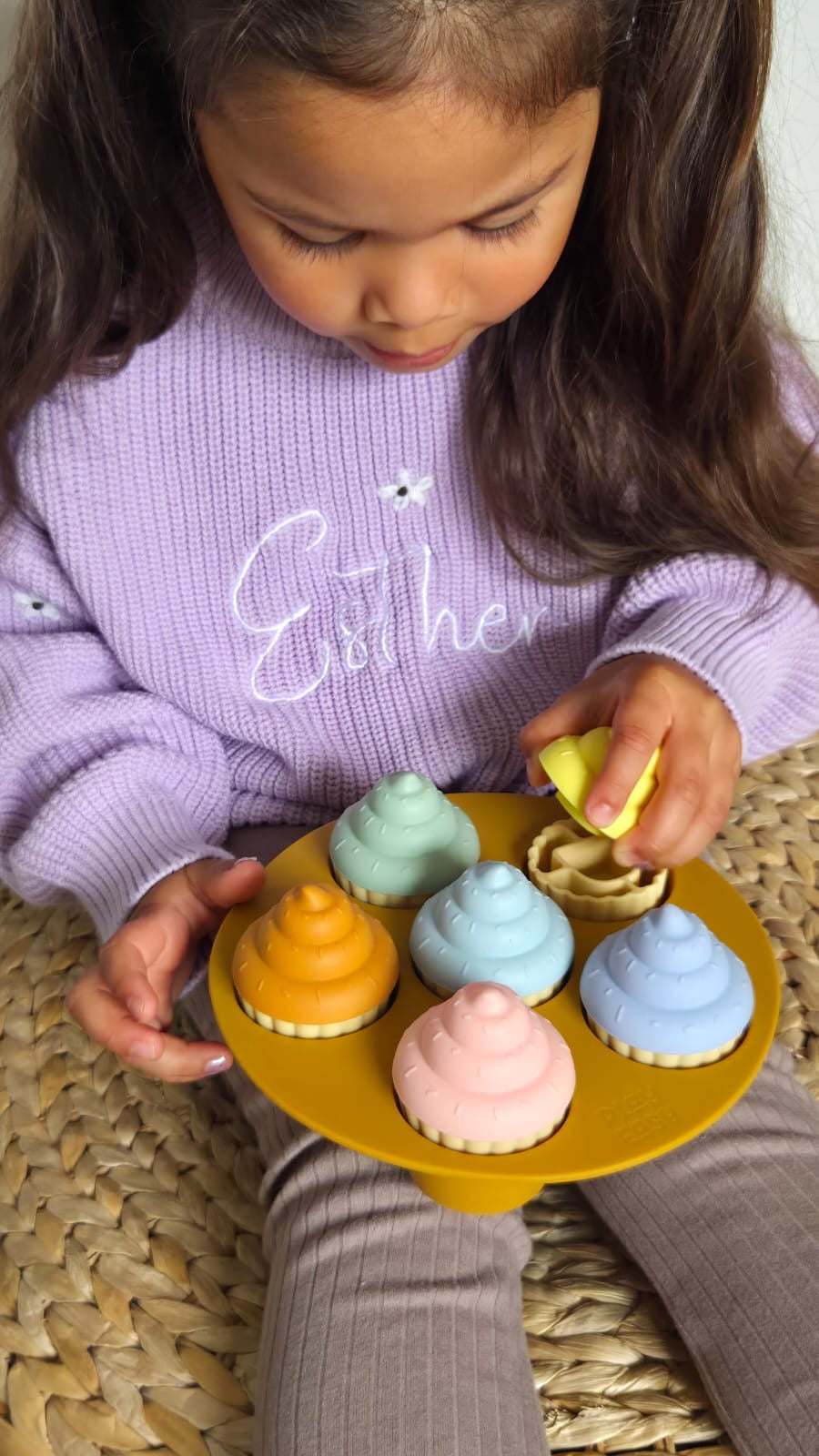 Foytined Sweet Treats: The Ultimate Silicone Cupcake Play Set for Little Explorers